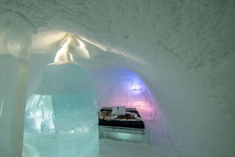 Besuch im ICE Hotel Lappland im Winter entdecken mit Nordic