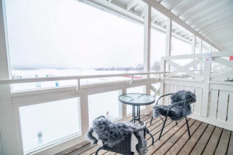 Aurora Zimmer im Grand Arctic Resort bei Overkalix in Schwedisch Lappland