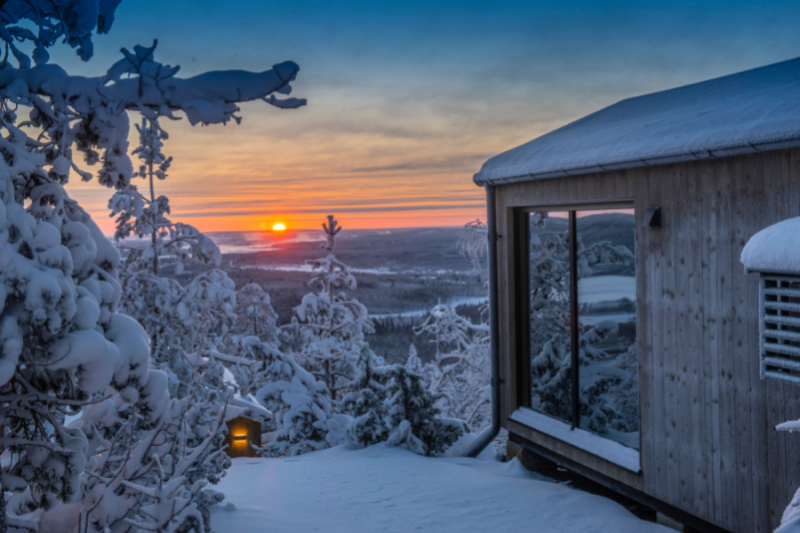 Lappland View Lodge Aussicht