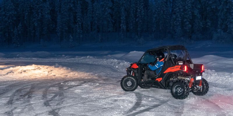 Ice Buggy fahren in Lapplad mit Nordic Henk Dujardin