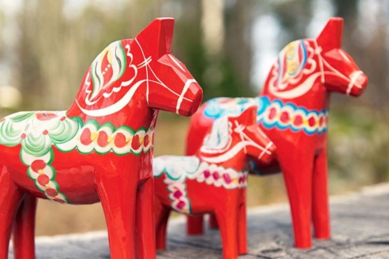 Dalahaest-Pferde-Folklore