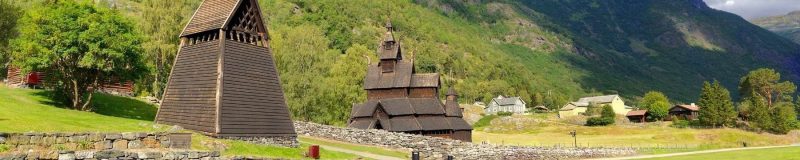 Stabkirchen-in-Norwegen