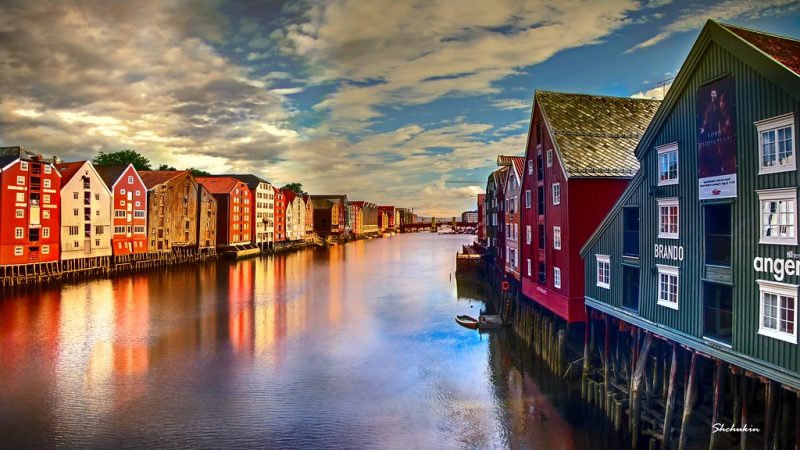 Nidelva-Norwegen-mit-Nordic