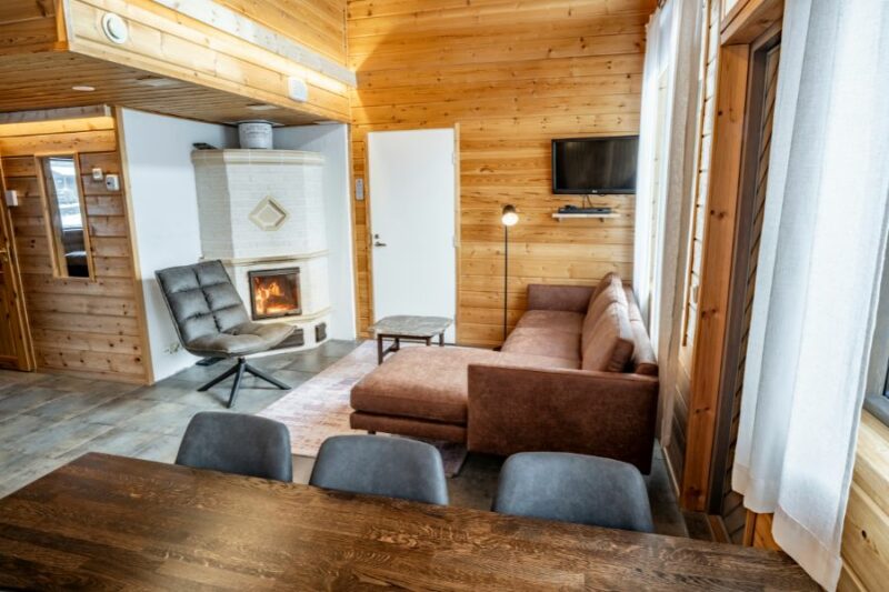 Iso Syöte - Fell Top Cottage - Kueche.und-Wohzimmer