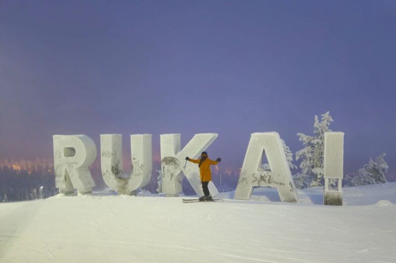 Buchstaben-in-Ruka-Lappland-Reisen-mit-Nordic-der-Skandinavien-Spezialist